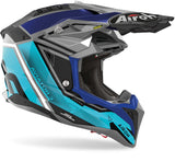 AIROH - CASCOS AVIATOR 3 LEAGUE BLUE GLOSS - SECURTEX MOTOR S.L (t/a MaximoMoto)