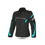 BELA - Chaqueta Textil Highland Lady Negro/Turquesa - SECURTEX MOTOR S.L (t/a MaximoMoto)