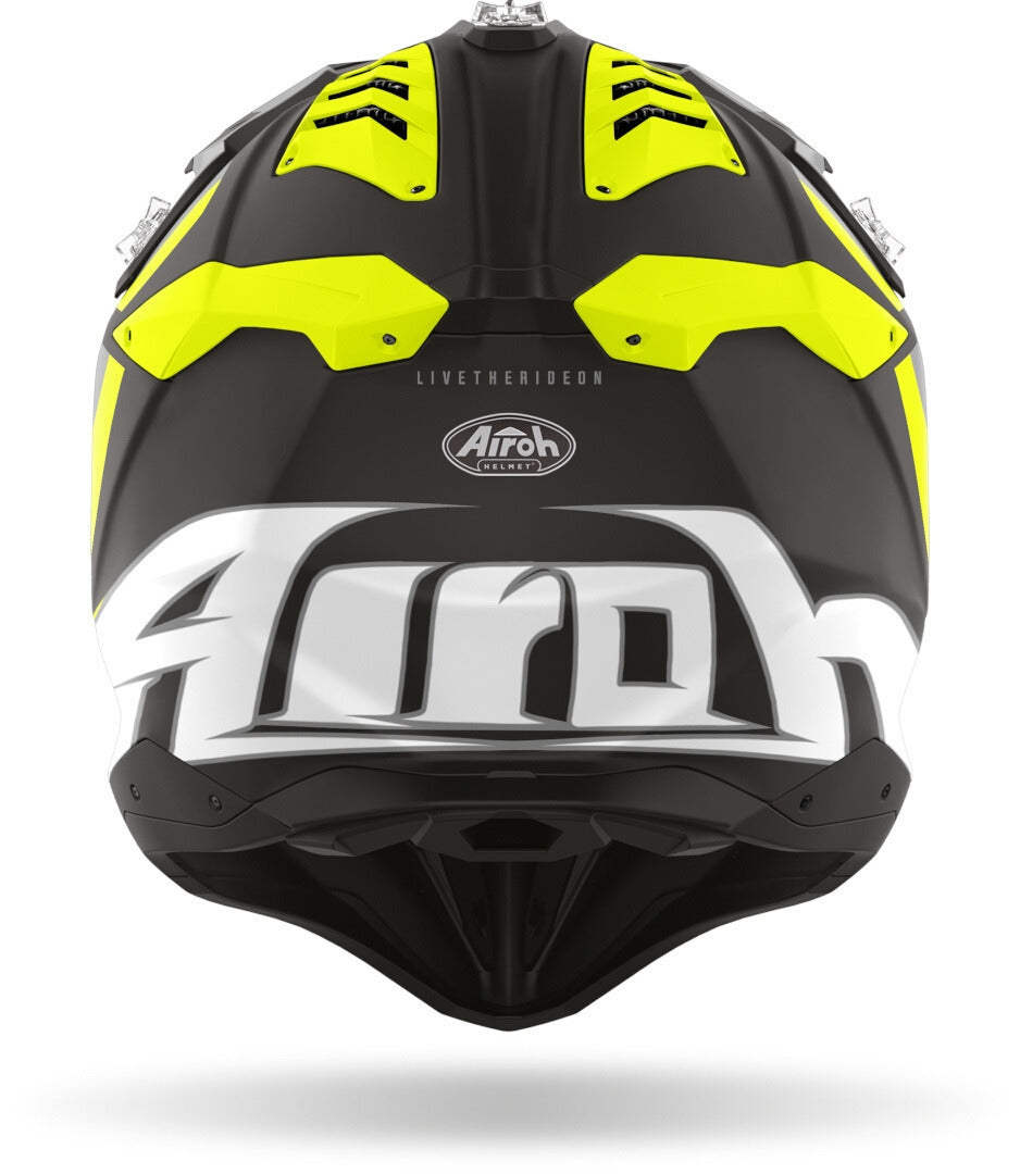 AIROH - CASCOS AVIATOR 3 GLORY YELLOW MATT - SECURTEX MOTOR S.L (t/a MaximoMoto)