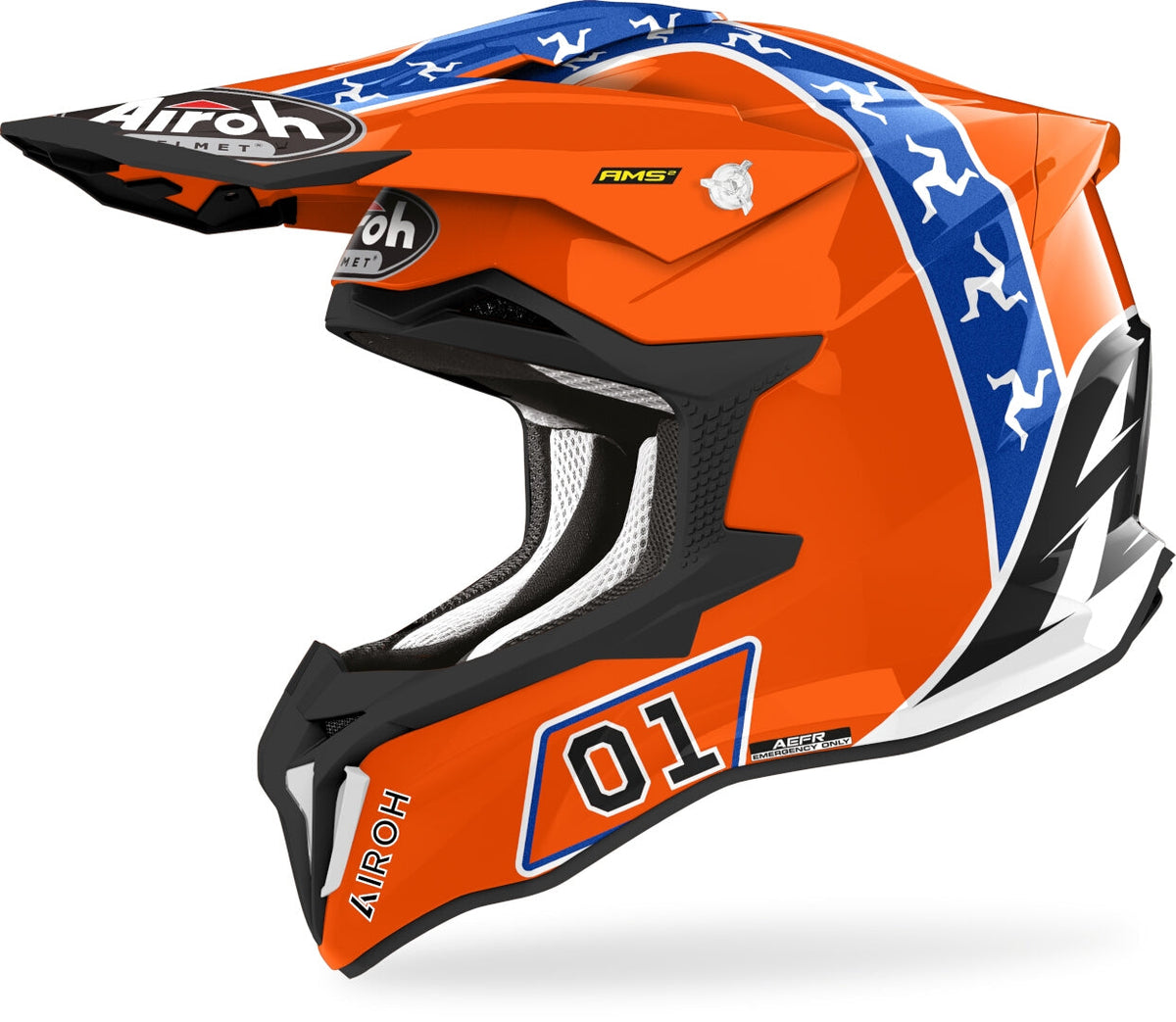 AIROH - CASCOS STRYCKER HAZZARD GLOSS - SECURTEX MOTOR S.L (t/a MaximoMoto)