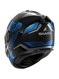Shark - SPARTAN GT PRO CARBON Carbon Blue Chrom - SECURTEX MOTOR S.L (t/a MaximoMoto)