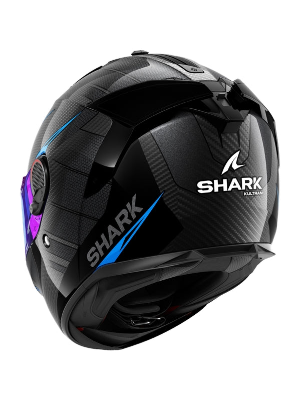 Shark - SPARTAN GT PRO CARBON Carbon Black Bleu - SECURTEX MOTOR S.L (t/a MaximoMoto)