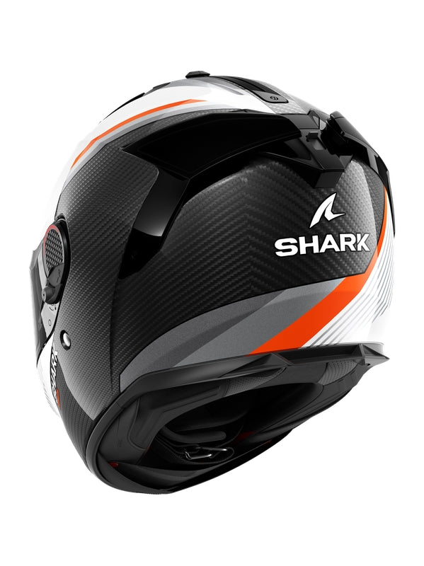 Shark - SPARTAN GT PRO CARBON Carbon White Orange - SECURTEX MOTOR S.L (t/a MaximoMoto)