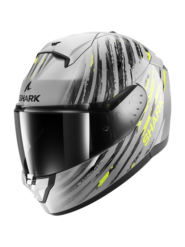 SHARK HE1120ESAY RIDILL 2 PLATA CASCOS ANTRACITA AMARILLO