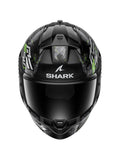 Shark HE1109EKSG Cascos RIDILL 2 Negro Plata Verde
