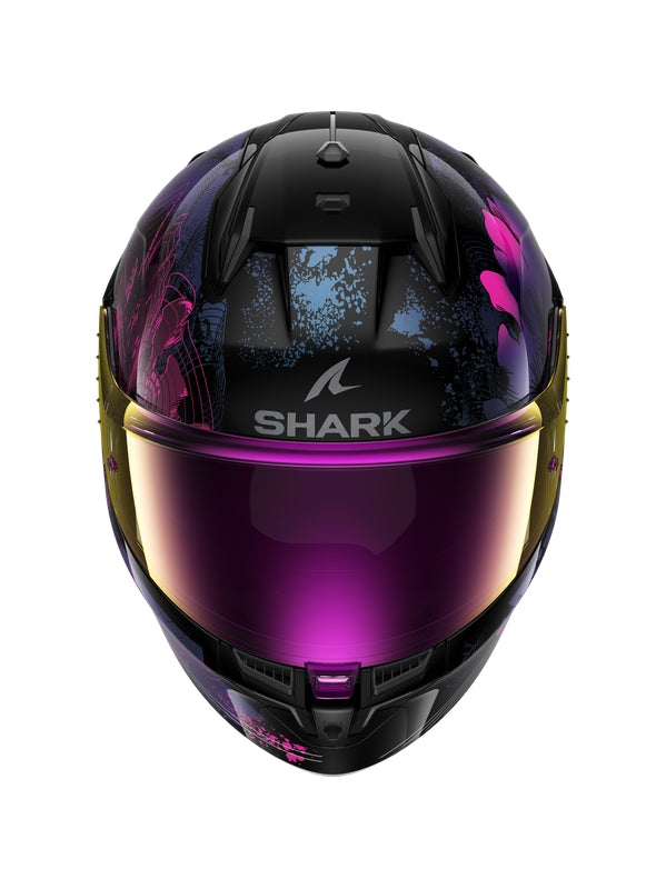 SHARK CASCOS D-SKWAL 3 MAYFER VIOLETA NEGRO BRILLO