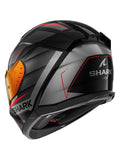 SHARK D SKWAL 3 negro antracita rojo Casco integral