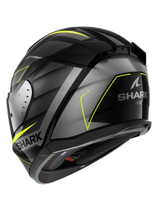 SHARK D-SKWAL 3 Sizler Negro Antracita Amarillo Casco integral