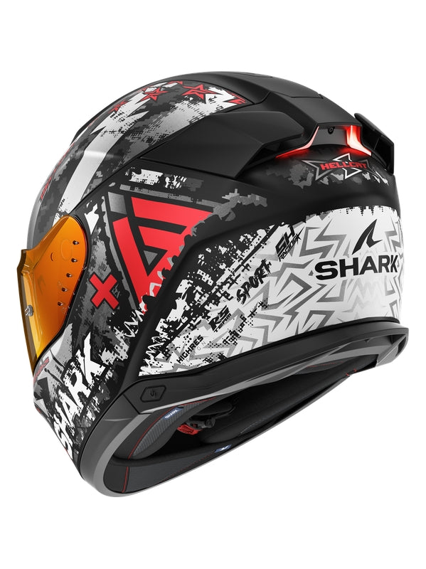 Shark - SKWAL i3 Black Chrom Red - SECURTEX MOTOR S.L (t/a MaximoMoto)
