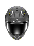 SHARK SKWAL i3 LINIK Mat Integral Casco Antracita Amarillo Negro