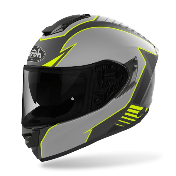 AIROH - CASCOS ST.501 TYPE YELLOW MATT - SECURTEX MOTOR S.L (t/a MaximoMoto)