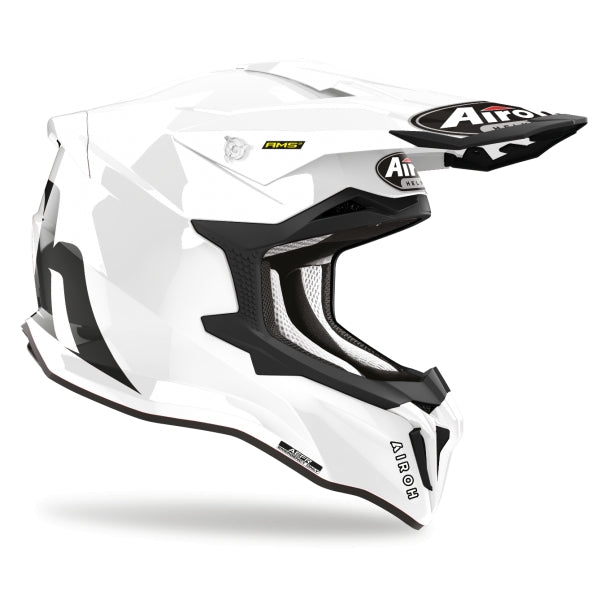 AIROH - CASCOS STRYCKER COLOR WHITE GLOSS - SECURTEX MOTOR S.L (t/a MaximoMoto)