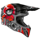 AIROH - CASCOS WRAAP YOUTH ALIEN RED MATT - SECURTEX MOTOR S.L (t/a MaximoMoto)