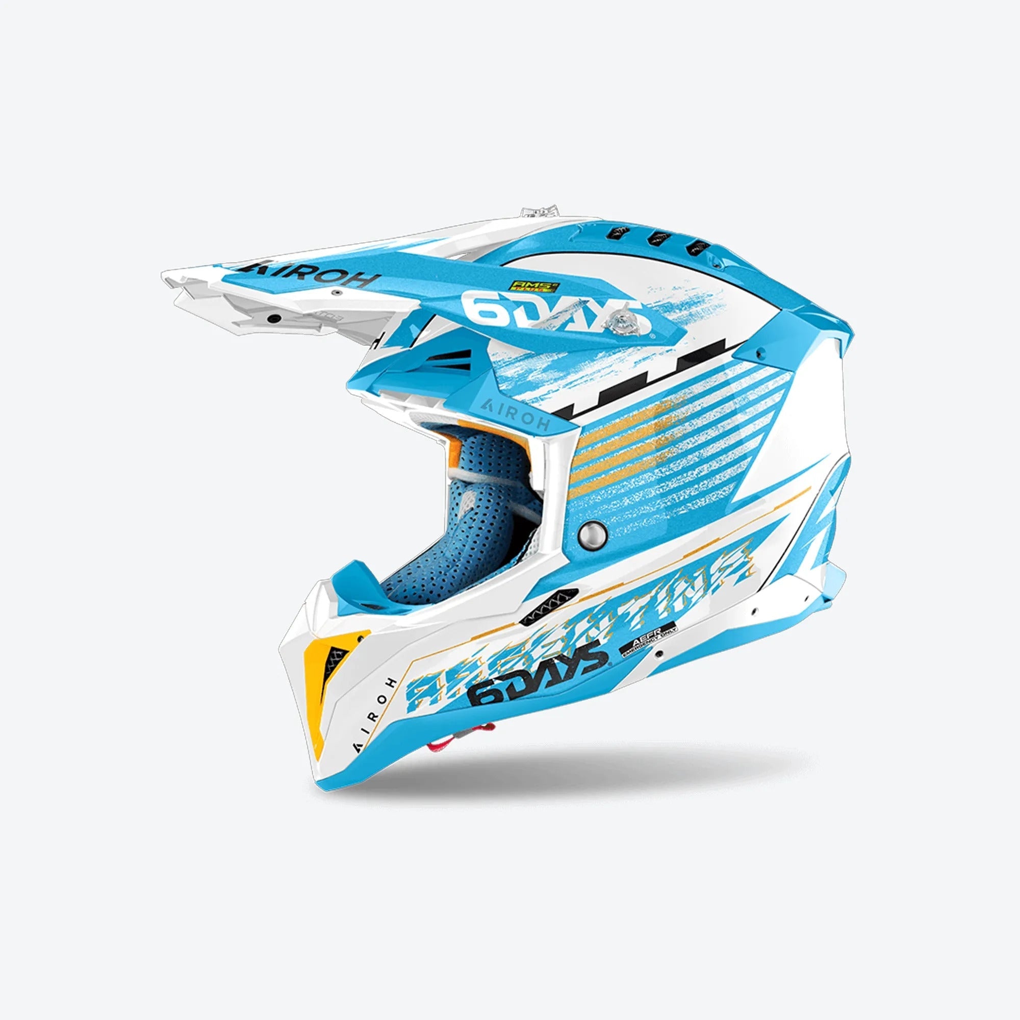 AIROH - CASCOS AVIATOR 3 SIX DAYS FRANCE 2022 - SECURTEX MOTOR S.L (t/a MaximoMoto)