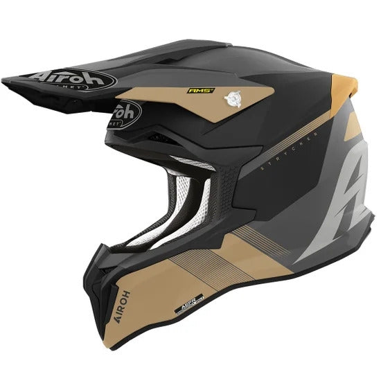 AIROH - CASCOS STRYCKER BLAZER GOLD MATT - SECURTEX MOTOR S.L (t/a MaximoMoto)