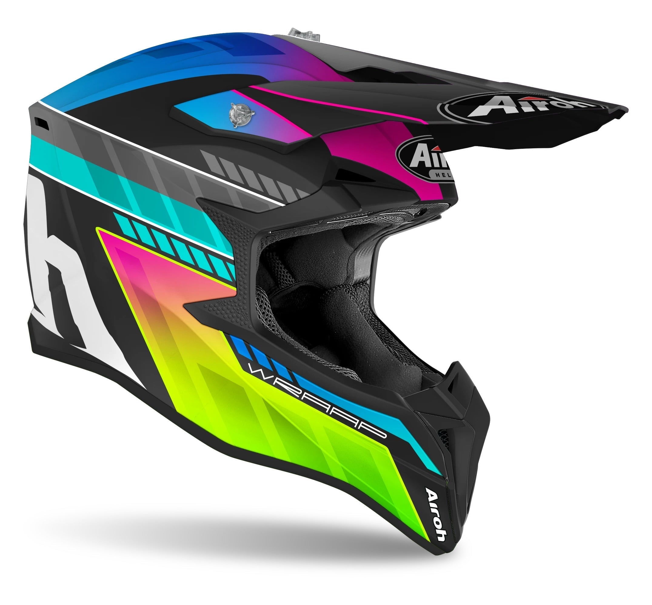 AIROH - CASCOS WRAAP YOUTH PRISM MATT - SECURTEX MOTOR S.L (t/a MaximoMoto)