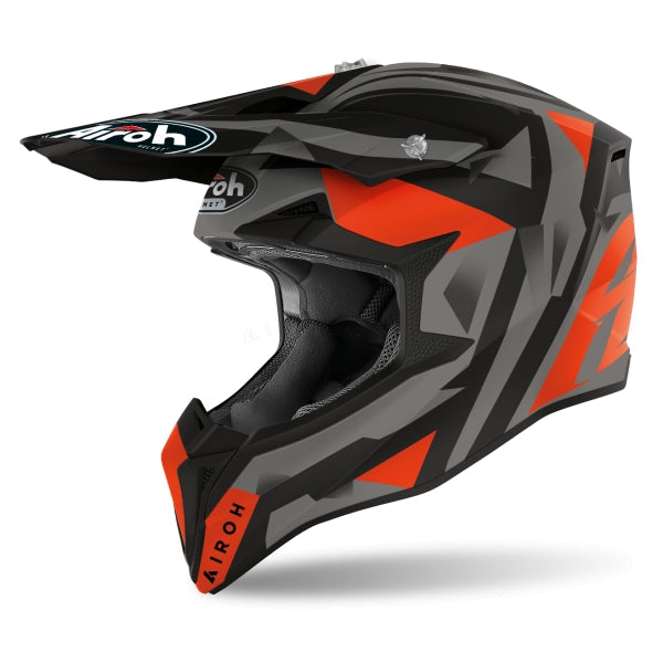 AIROH - CASCOS WRAAP SEQUEL ORANGE MATT - SECURTEX MOTOR S.L (t/a MaximoMoto)