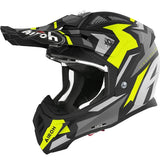 CASCO DE MOTO CASCOS AVIATOR ACE SWOOP AMARILLO MATE OFF ROAD