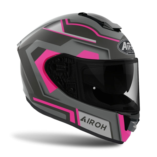 AIROH - CASCOS ST.501 SQUARE PINK MATT - SECURTEX MOTOR S.L (t/a MaximoMoto)