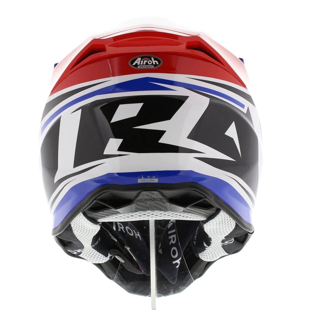 AIROH - CASCO DE MOTO OFF ROAD CASCOS TWIST 2.0 SHAKEN AZUL BRILLO
