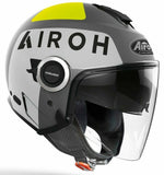 AIROH - CASCOS HELIOS UP GREY MATT - SECURTEX MOTOR S.L (t/a MaximoMoto)