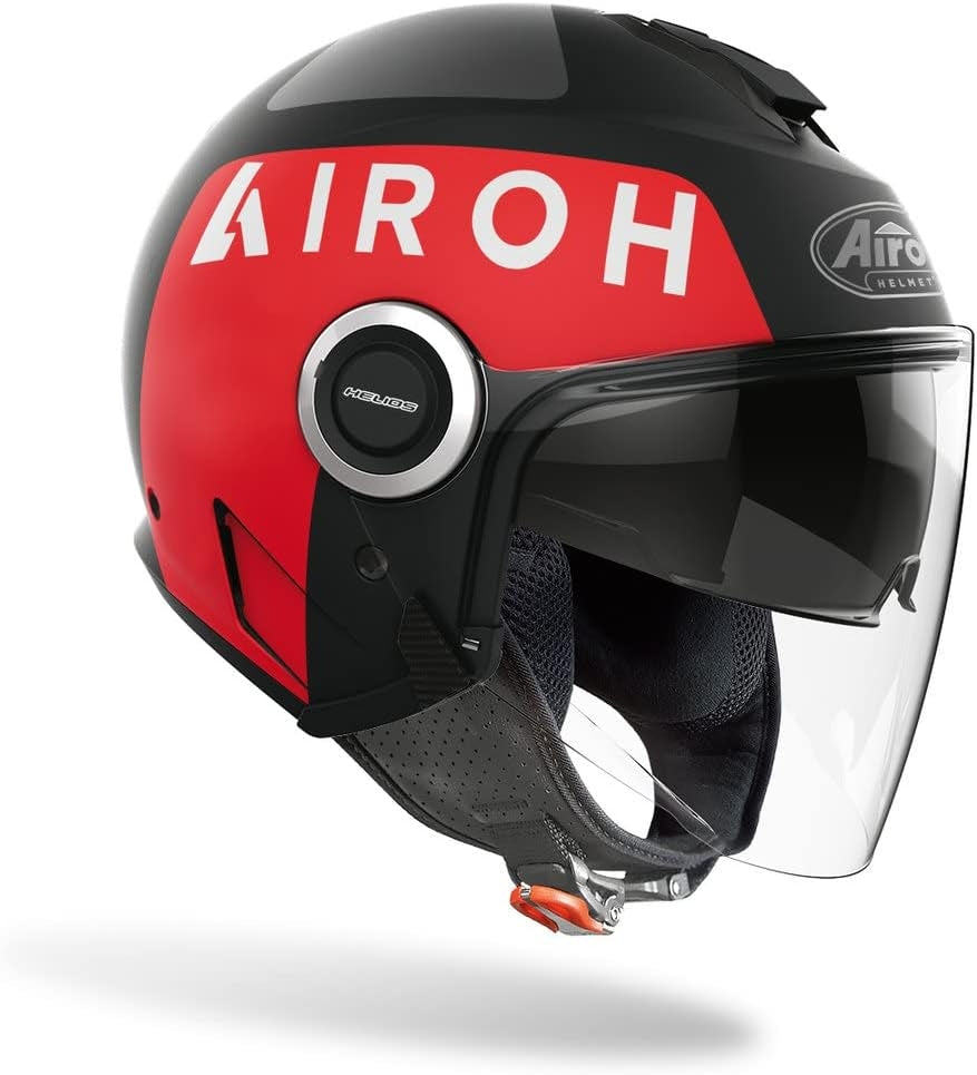 AIROH - CASCOS HELIOS UP BLACK MATT - SECURTEX MOTOR S.L (t/a MaximoMoto)