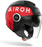 AIROH - CASCOS HELIOS UP BLACK MATT - SECURTEX MOTOR S.L (t/a MaximoMoto)