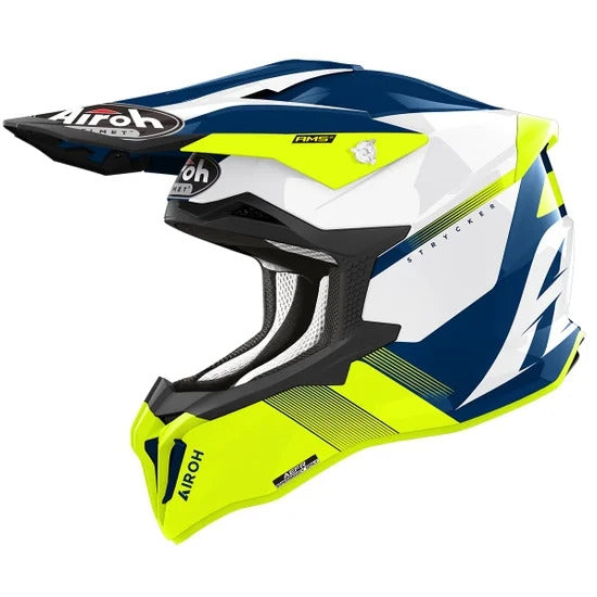 AIROH - CASCOS STRYCKER BLAZER YELLOW GLOSS - SECURTEX MOTOR S.L (t/a MaximoMoto)