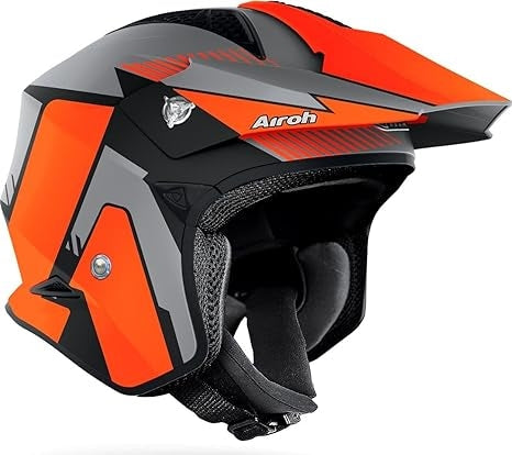 AIROH - CASCOS TRR S PURE ORANGE MATT - SECURTEX MOTOR S.L (t/a MaximoMoto)