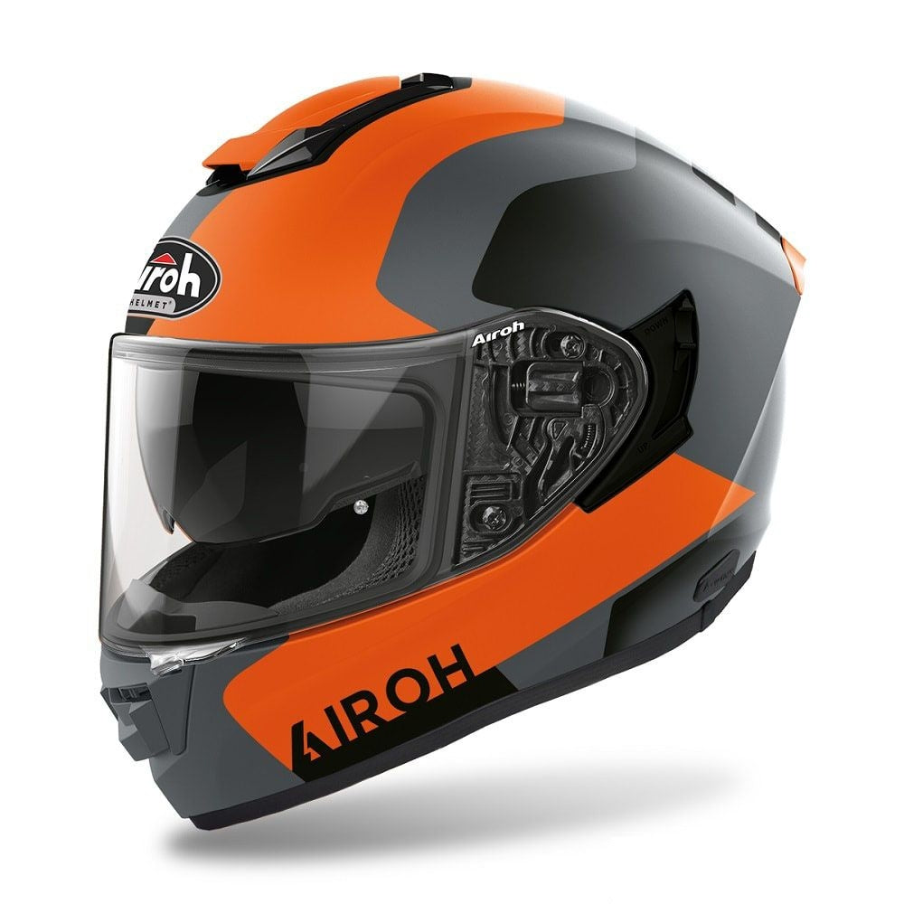 AIROH - CASCOS ST.501 DOCK ORANGE MATT - SECURTEX MOTOR S.L (t/a MaximoMoto)