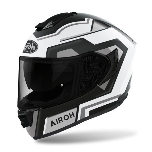 AIROH - CASCOS ST.501 SQUARE BLACK MATT - SECURTEX MOTOR S.L (t/a MaximoMoto)