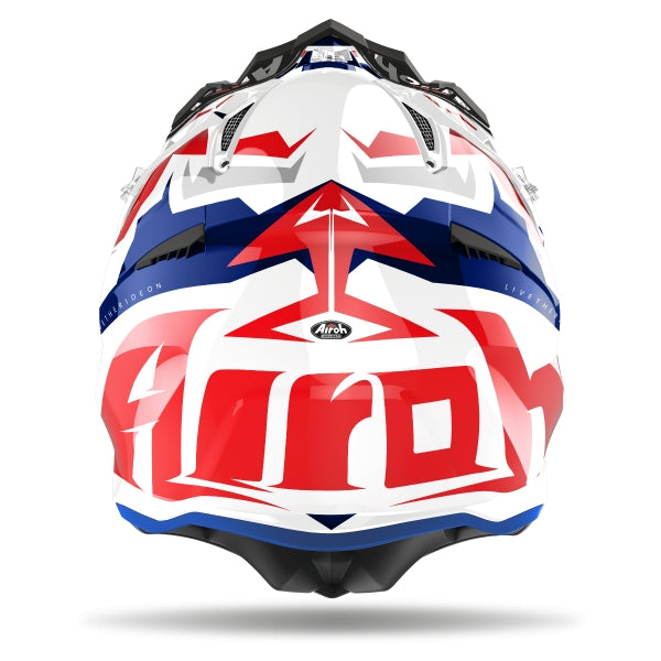 AIROH - CASCOS AVIATOR ACE SWOOP RED/BLUE GLOSS - SECURTEX MOTOR S.L (t/a MaximoMoto)