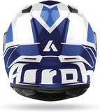 AIROH - CASCOS VALOR WINGS BLUE GLOSS - SECURTEX MOTOR S.L (t/a MaximoMoto)