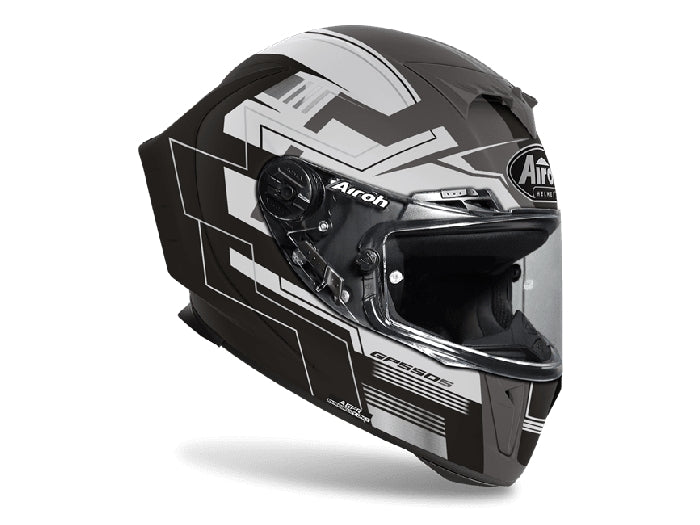 AIROH - CASCOS GP550 S CHALLENGE BLACK MATT - SECURTEX MOTOR S.L (t/a MaximoMoto)