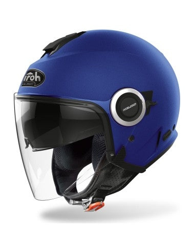 AIROH - CASCOS HELIOS COLOR BLUE MATT - SECURTEX MOTOR S.L (t/a MaximoMoto)