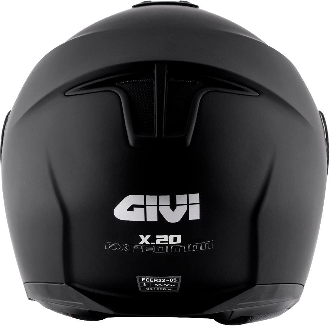 GIVI - CASCO X20 EXPEDITION SOLID NEGRO - SECURTEX MOTOR S.L (t/a MaximoMoto)