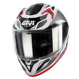 GIVI 50.8 BRAVE Moto Integral Casco Blanco Titanio Negro - SECURTEX MOTOR S.L (t/a MaximoMoto)