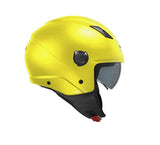 KAPPA KV58B Moto Cara Abierta Casco Basico Amarillo Metal