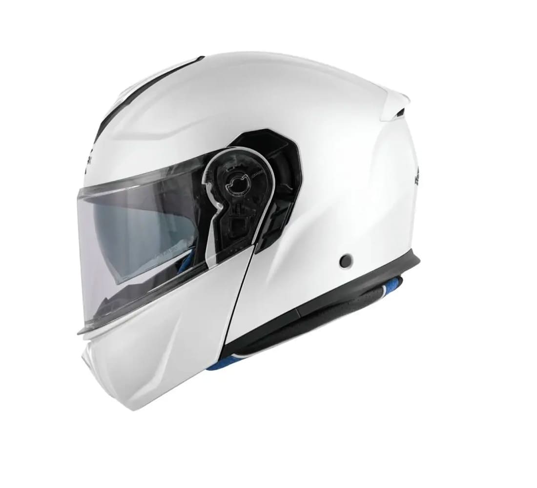 KAPPA KV50 BASICO MOTO MODULAR CASCO BLANCO BRILLO - CASCO