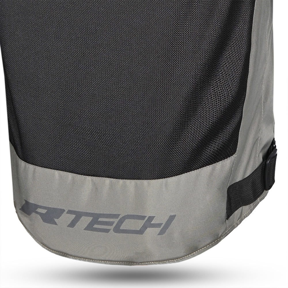 R-TECH SPIRAL MESH CHAQUETA DE MOTO DE HOMBRE TEXTIL  HIELO GRIS AMARILLO FLOUR
