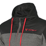 R-TECH - SUDADERA TEXTIL SUSPENTION HODDY NEGRA/GRIS - SECURTEX MOTOR S.L (t/a MaximoMoto)