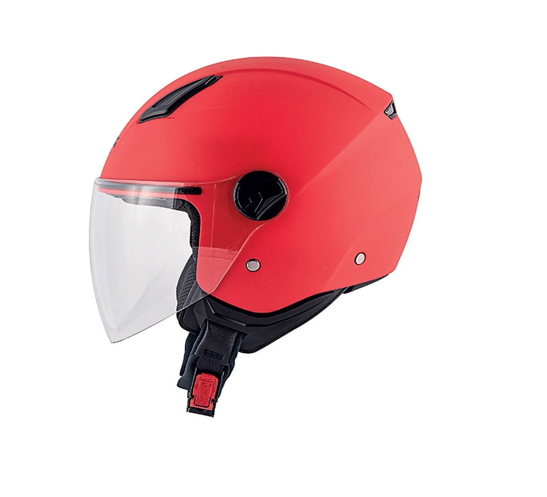 KAPPA KV28 EVO VGD Moto Estilo Vintage Casco Rojo - CASCO