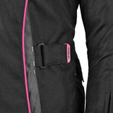 R-TECH Chaqueta Textil Knight Rider (Long) Negro/Fuschia) - SECURTEX MOTOR S.L (t/a MaximoMoto)