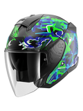 Shark SKWAL PRANZ CONDUCCIÓN URBANA CASCO NEGRO VERDE AZUL