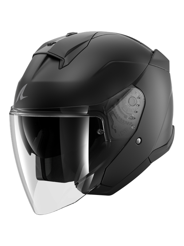 SHARK SKWAL JET BLANK SHADOW MOTOCICLETA CASCO MAT NEGRO