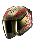 Shark SKWAL i3 JET Venum Casco Negro Rojo Dorado