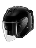 SHARK SKWAL JET BLANK MOTOCICLETA CARA ABIERTA CASCO NEGRO