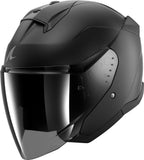 SHARK  SKWAL JET CUP DARK SHADOW DUAL NEGRO Casco De Moto