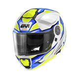 GIVI CASCOS MODULARES HX27F SECTOR BLANCO/BLU/AMAR SEWY - SECURTEX MOTOR S.L (t/a MaximoMoto)