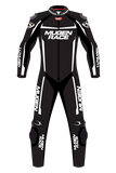 MUGENRACE MNR-1903 Kid Ohvale Traje Cuero Negro Blanco